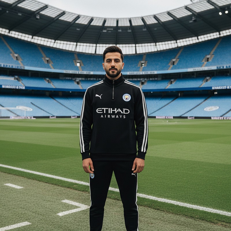 دورس نیم زیپ منچستر سیتی-مشکی